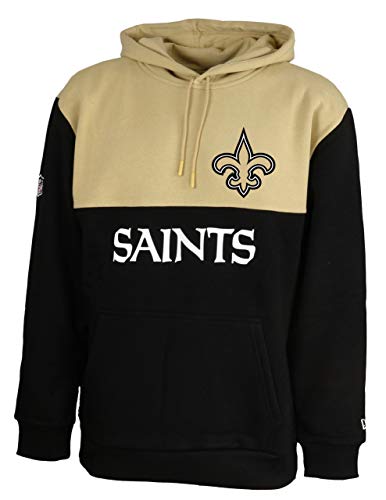 New Era New Orleans Saints NFL Colour Block Hoody Beige/Black - M von New Era