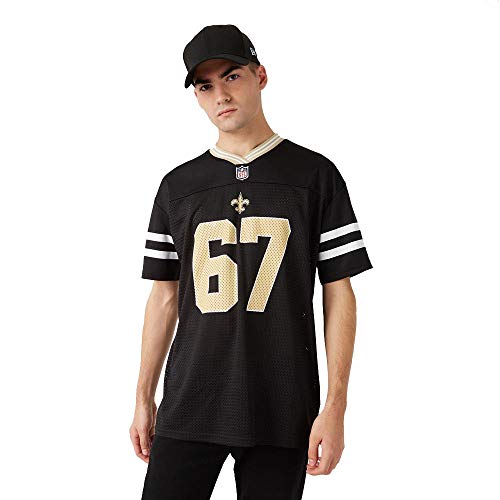 New Era New Orleans Saints T-Shirt NFL Jersey American Football Fanshirt Schwarz - 3XL von New Era