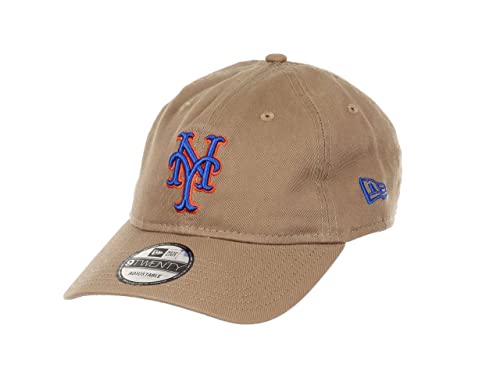 New Era New York Mets MLB Team Khaki 9Twenty Unstructured Strapback Cap - One-Size von New Era