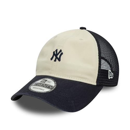 New Era New York Yankees 9Twenty Women Cap Beige Navy Mini Logo - One-Size von New Era