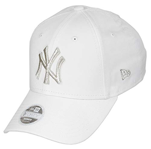 New Era New York Yankees - 9Forty Adjustable Women Cap - Basic Edition - White/Silver - One-Size von New Era