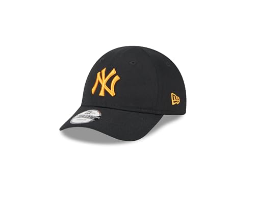 New Era New York Yankees Baseball Kinderkappe NY-Logo Klettverschluss gebogener Schirm schwarz - Toddler von New Era