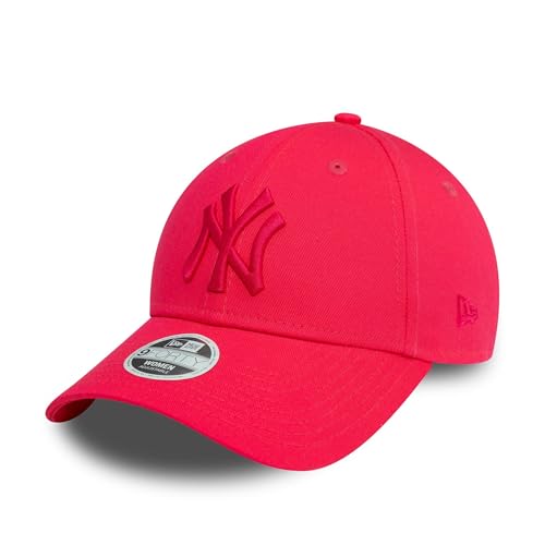 New Era New York Yankees Basecap Kappe Cap MLB Baseball Frau Mädchen 9Forty verstellbar tonales Teamlogo pink - One-Size von New Era