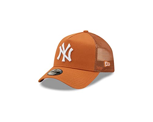 New Era New York Yankees Basecap für Kinder - Braun - A Frame Trucker - - MLB - Mesh gebogener Schirm Snapback - Child von New Era