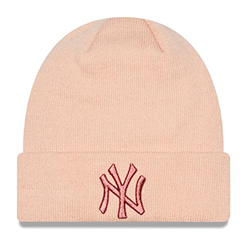 New Era New York Yankees Blush Sky MLB Metallic Logo Cuff Knit Women Beanie - One-Size New Era New York Yankees Blush Sky MLB Metallic Logo Cuff Knit Women Beanie - One-Size von New Era