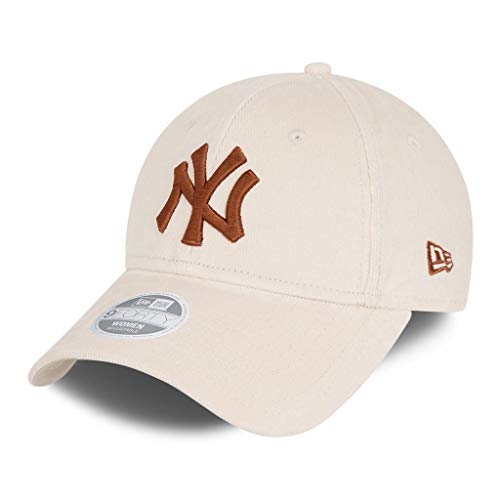 New Era New York Yankees Cap MLB Basecap Cord Kappe Baseball Damen beige - One-Size von New Era