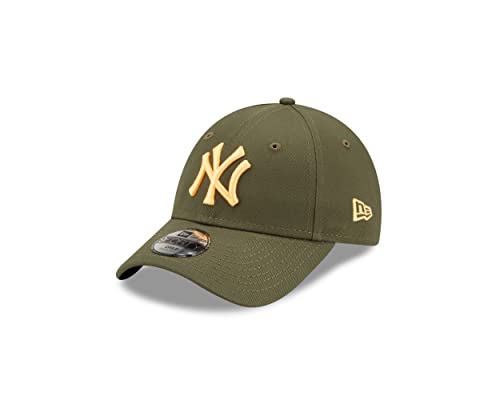 New Era New York Yankees Cap MLB Basecap verstellbar 9Forty Kinder Kappe Baseball Oliv - Youth von New Era