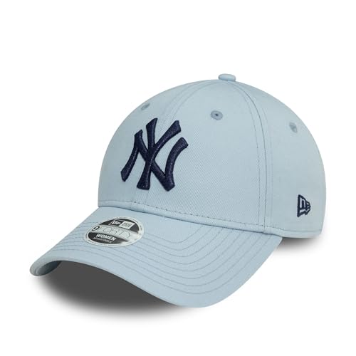 New Era New York Yankees Cap für Frauen gebogener Schirm Teamlogo verstellbar MLB Fan Kappe blau - One-Size New Era New York Yankees Cap für Frauen gebogener Schirm Teamlogo verstellbar MLB Fan Kappe blau - One-Size von New Era