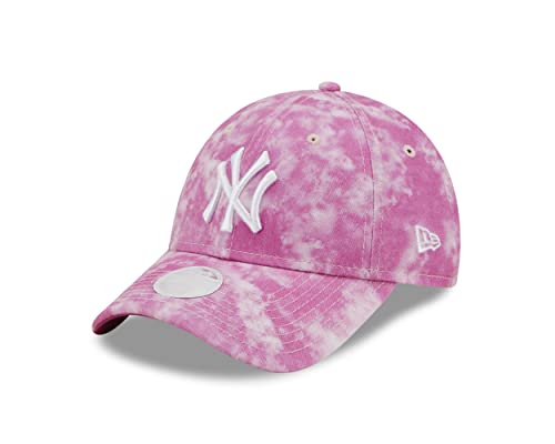 New Era New York Yankees Cap rosa weiß Baseball MLB Damen-Silhouette Teamlogo - One-Size von New Era