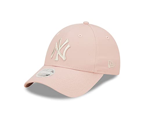 New Era New York Yankees Damenkappe Metallic Logo Pink Teamlogo MLB Fanprodukt Cap Frau Mädchen Baseball - One-Size von New Era