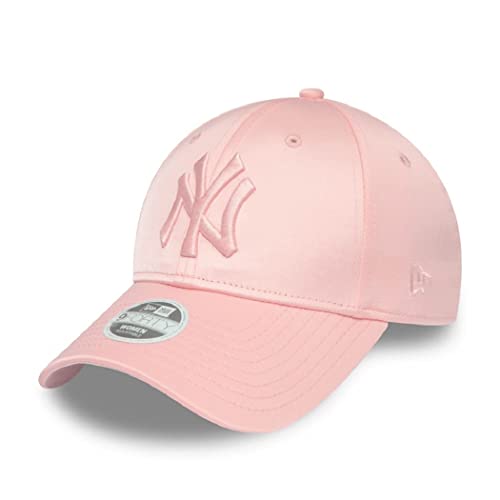 New Era New York Yankees MLB Cap 9Forty Basecap Baseball Damen Kappe verstellbar Satin rosa - One-Size von New Era