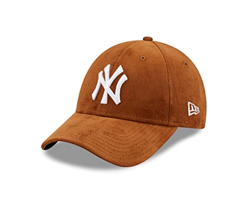 New Era New York Yankees MLB Cap 9Forty Basecap verstellbar Kappe Baseball Cord Damen braun - One-Size von New Era