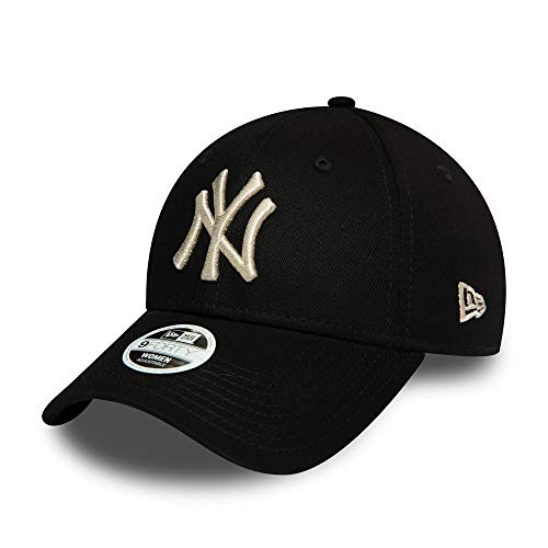 New Era New York Yankees MLB Cap 9Forty Damen Kappe verstellbar schwarz - One-Size von New Era