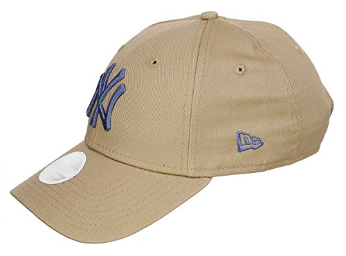 New Era New York Yankees MLB Cap 9Forty Damen verstellbar beige blau - One-Size von New Era