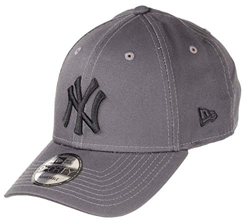 New Era New York Yankees MLB Cap 9Forty verstellbar Baseball grau schwarz - One-Size von New Era