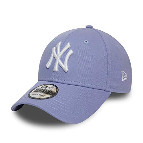 New Era New York Yankees MLB Cap 9Forty Damen verstellbar lila Weiss - One-Size von New Era