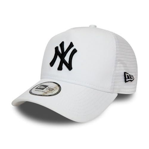 New Era New York Yankees MLB Cap Kappe Baseball Trucker verstellbar Weiss - One-Size von New Era