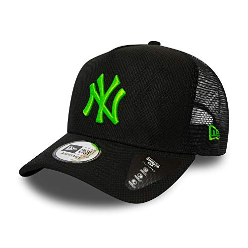 New Era New York Yankees MLB Cap Kappe Trucker Baseball Diamond Era schwarz neon grün - One-Size von New Era