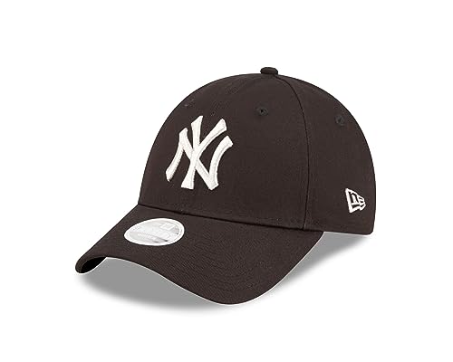 New Era New York Yankees MLB Damenkappe 9Forty Basecap Strapback Teamlogo NY Frau Mädchen schwarz - One-Size von New Era