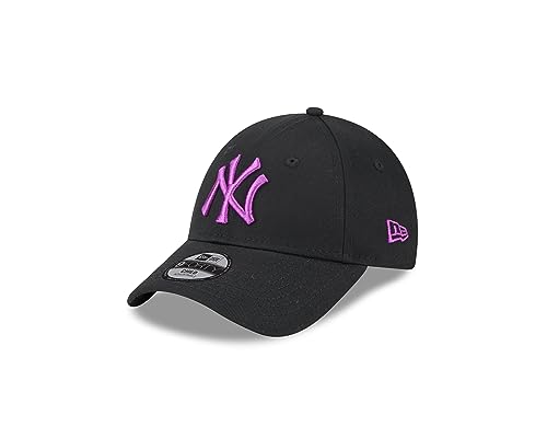 New Era New York Yankees MLB League Essential Black Purple 9Forty Adjustable Kids Cap - Child von New Era