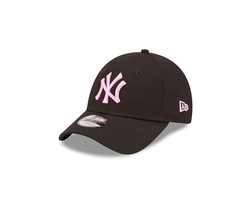 New Era New York Yankees MLB League Essential Black Rose 9Forty Adjustable Kids Cap - Youth von New Era