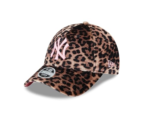 New Era New York Yankees MLB Leo Velours Brown Black 9Forty Adjustable Women Cap - One-Size von New Era
