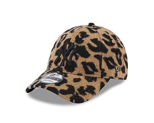 New Era New York Yankees MLB Leopard Camouflage Black 9Forty Adjustable Women Cap - One-Size von New Era