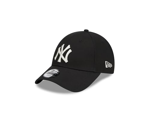 New Era New York Yankees MLB Metallic Logo Black 9Forty Adjustable Kids Cap - Youth von New Era