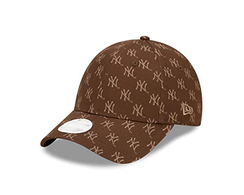 New Era New York Yankees MLB Monogram Brown 9Forty Adjustable Women Cap - One-Size von New Era