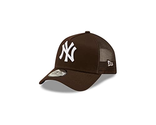 New Era New York Yankees MLB Truckerkappe braun NY-Logo Mesh Snapback Baseball Cap Kinder - Youth von New Era