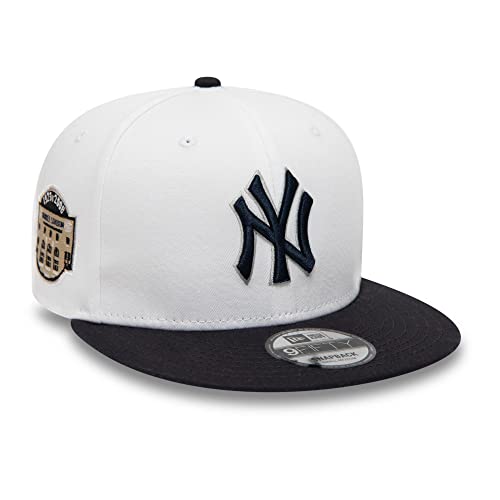 New Era New York Yankees MLB White Crown Patches White 9Fifty Snapback Cap - M - L von New Era