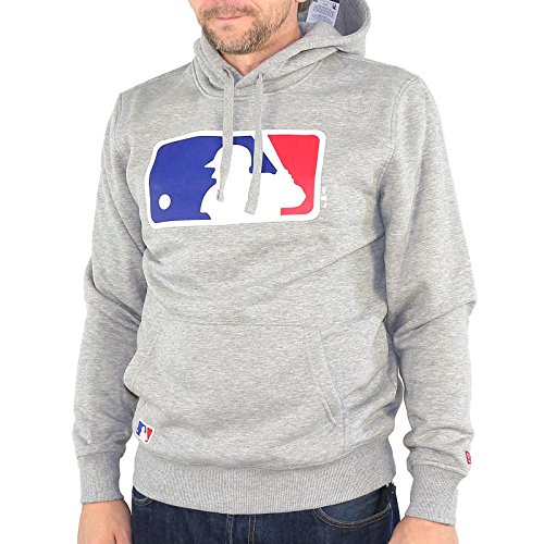 New Era Nos PO Hoody Men MLBLOG Hellgrau, Größe:L von New Era