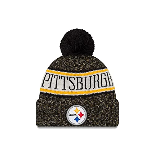 New Era ONF18 Sport Knit Bommelmütze Pittsburgh Steelers Schwarz, Size:ONE Size New Era ONF18 Sport Knit Bommelmütze Pittsburgh Steelers Schwarz, Size:ONE Size von New Era