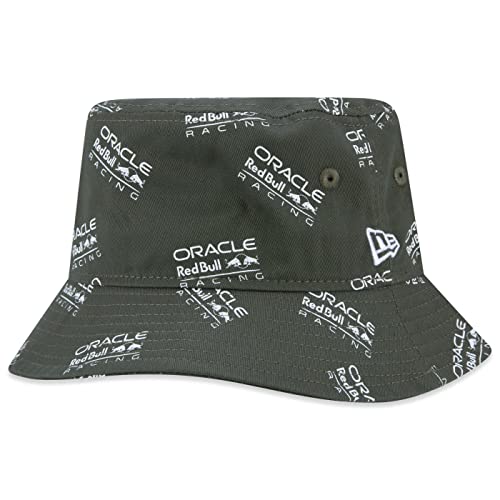 New Era ORBR Seasonal AOP Bucket Hat, Olive, L von New Era