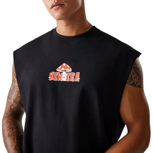 New Era Outdoor Graphic Tanktop Sunshine Club Black (DE/NL/SE/PL, Alphanumerisch, XL, Regular, Regular, Schwarz) von New Era