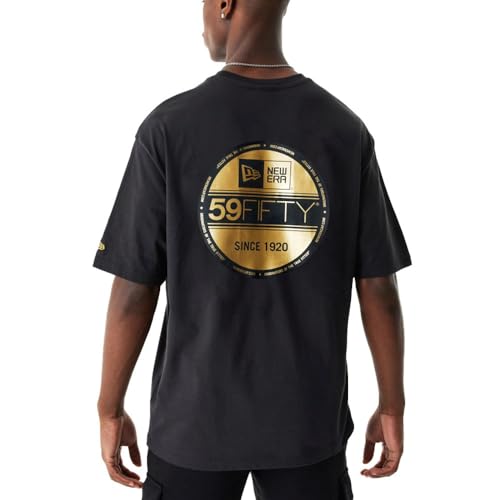 New Era Oversize Shirt - 59FIFTY Sticker schwarz - L von New Era