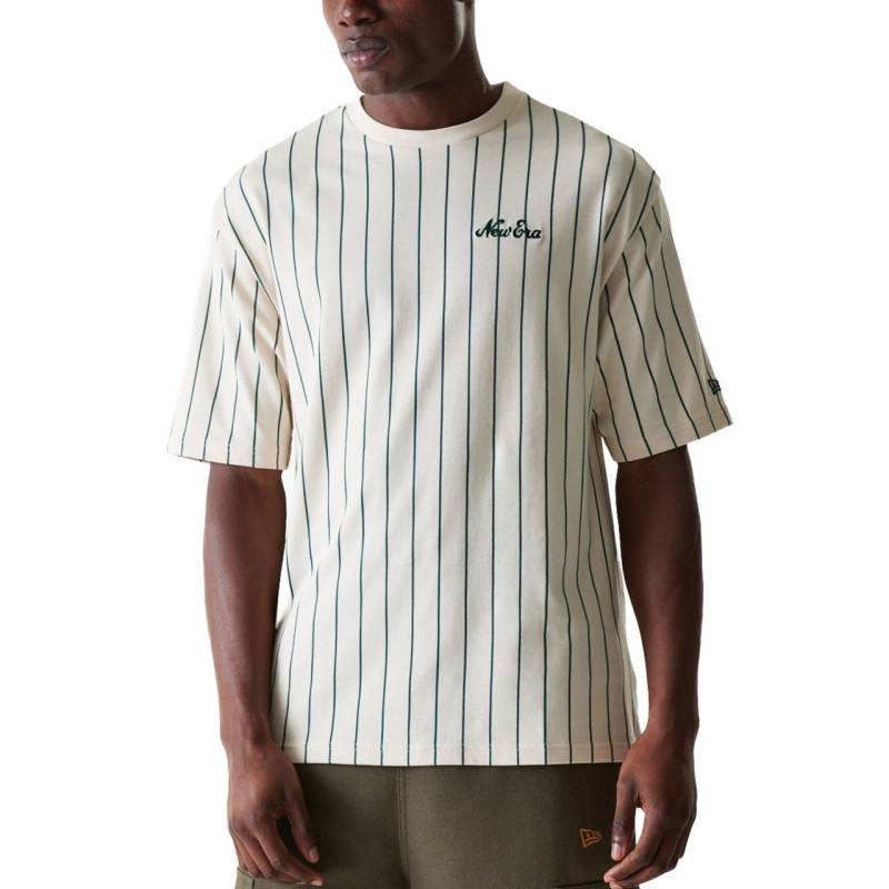 New Era Oversized Shirt - PINSTRIPE beige von New Era