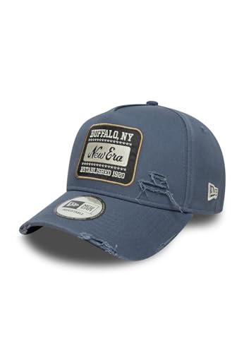 New Era Patch Wash Eframe Adjustable Cap NE Logo Dunkelblau, Size:OneSize von New Era