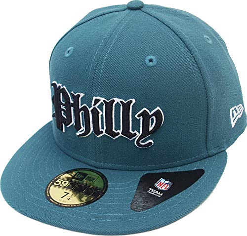 New Era Philadelphia Eagles Gothic Pine Needle Green NFL Cap 59fifty 5950 Fitted Basecap Kappe Men Special Limited Edition von New Era