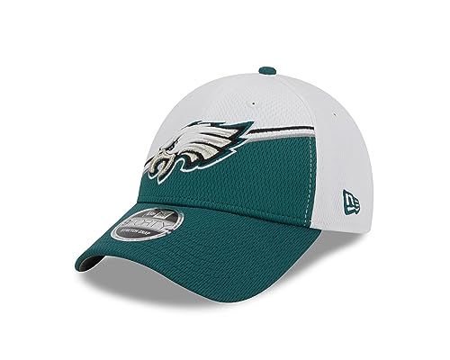 New Era Philadelphia Eagles NFL 2023 Sideline White Green 9Forty Stretch Snapback Cap - One-Size von New Era