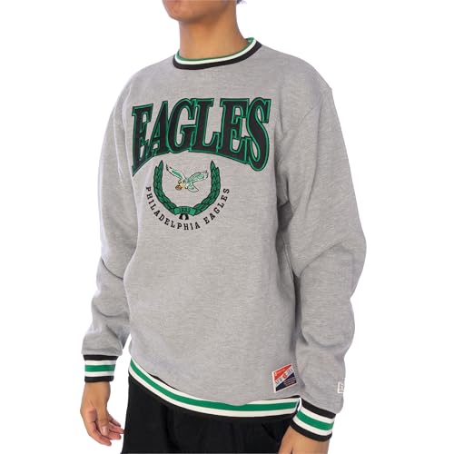 New Era Philadelphia Eagles Sweatpulli Herren Sweater Grey, L von New Era