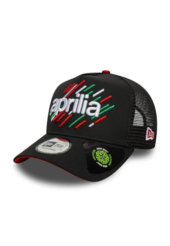 New Era Print EF Trucker Adjustable Cap Aprilia Schwarz, Size:OneSize von New Era