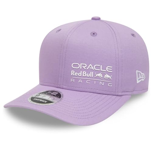 New Era Red Bull Racing Seasonal 9Fifty Pre Curve Baseball Cap - Pastel Purple - Offizielles Fanwear Merchandise (M-L), Flieder von New Era