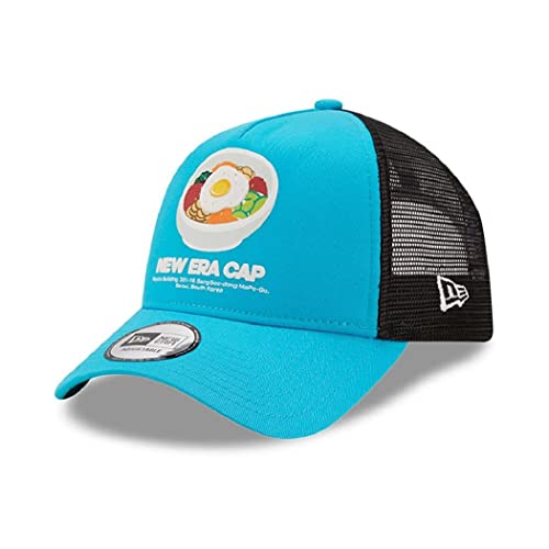 New Era Rice Bowl Food Pack Turquoise Black A-Frame Adjustable Trucker Cap - One-Size von New Era