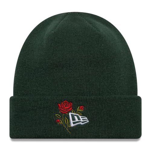 New Era Rose Icon Cuff Knit Beanie Mütze Green von New Era