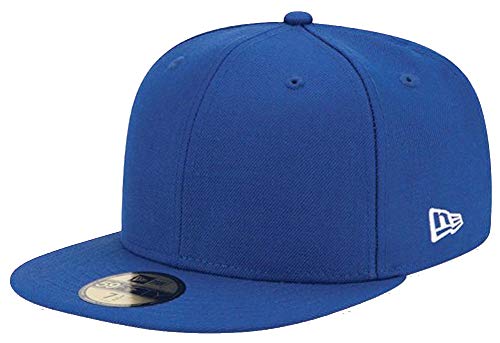 New Era Royal Blue Blau Blanc Blank 59fifty 5950 Fitted Cap Kappe Men von New Era