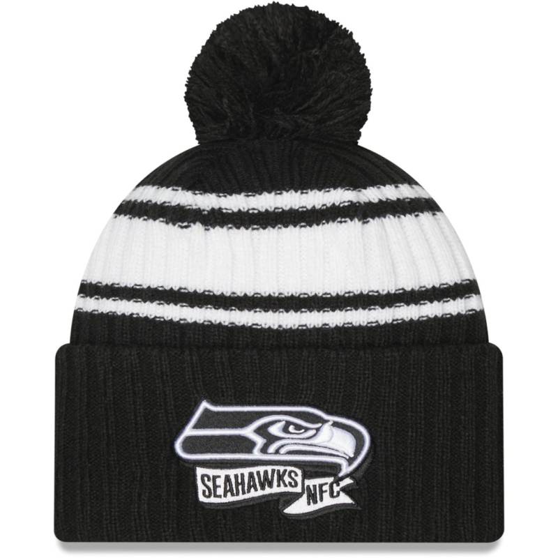 New Era SIDELINE BLACK Winter Mütze - Seattle Seahawks von New Era