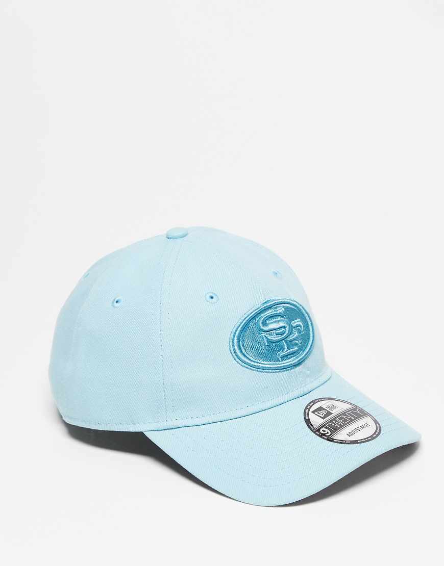 New Era - San Francisco 49ers 9Twenty - Kappe in Blau mit Ton-in-Ton-Design von New Era