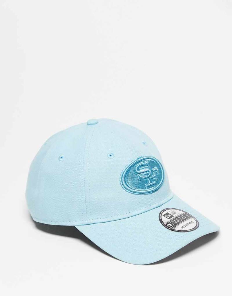New Era - San Francisco 49ers 9Twenty - Kappe in Blau mit Ton-in-Ton-Design von New Era