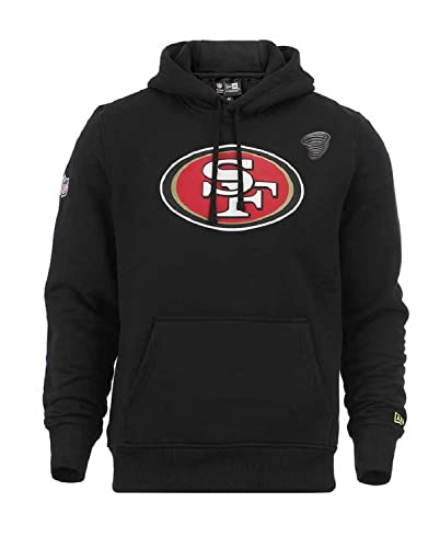 New Era San Francisco 49ers Hoody NFL Pullover American Football Sweater Team Logo schwarz mit CapSpin Pin - XXL von New Era